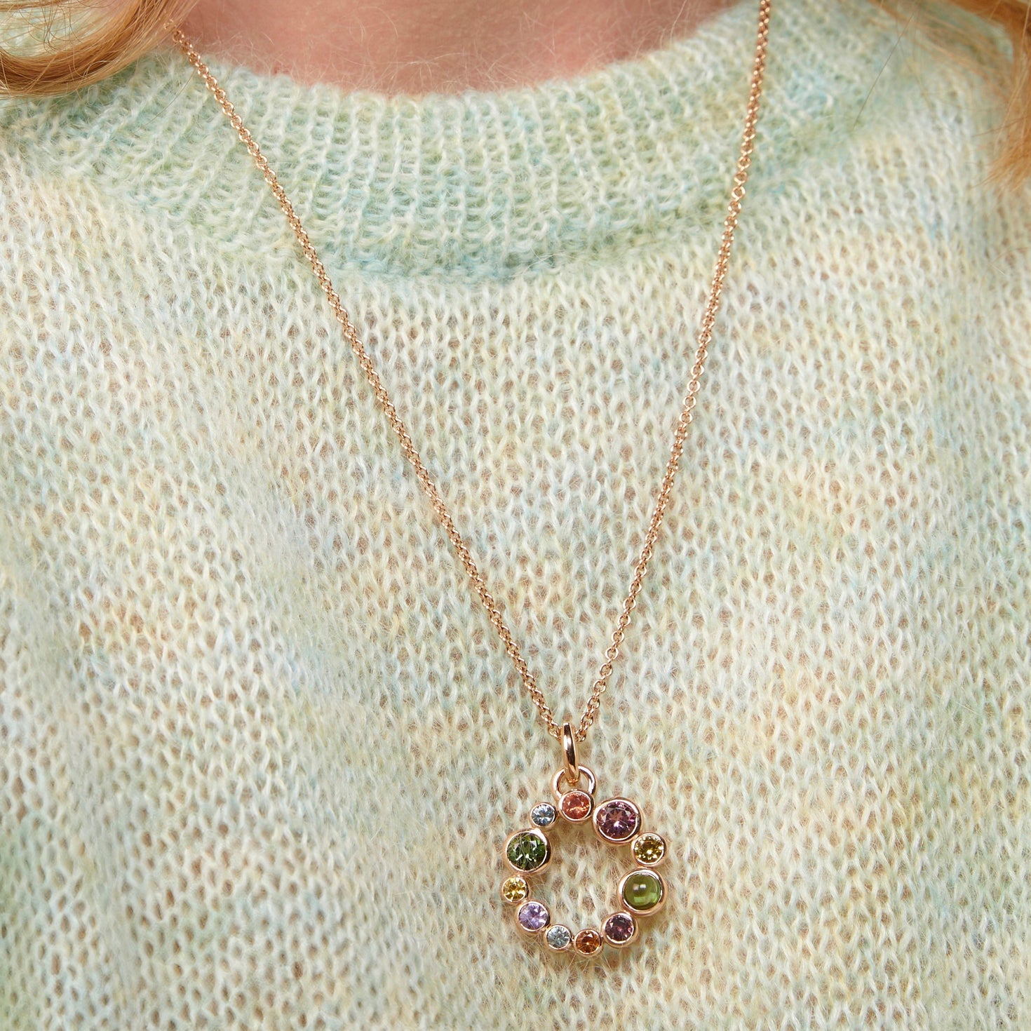 Confetti Anhänger & Halskette Confetti Anhänger & Halskette